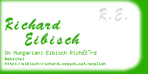 richard eibisch business card